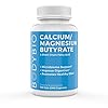 BodyBio Butyrate with Calcium & Magnesium - Supports Healthy Digestion, Gut & Microbiome - Leaky Gut Repair - Control Bloating - Fuel for Healthy Gut - 100 Capsules