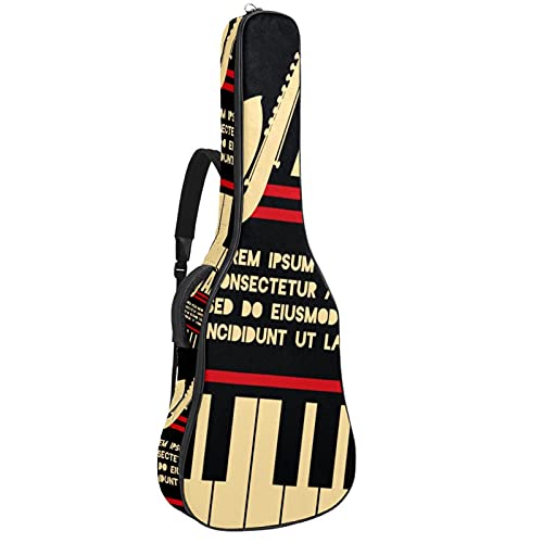 Housse de transport imperméable pour guitare acoustique, folk et classique