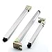 KDDEON Stainless Steel DIY Furniture Table Legs,Folding Telescopic Bar Desk Legs,Push-Pull Lift Dining Tables Cabinet Legs,50-130cm,Adjustable Protective Base,with Screws (90cm/35.4in)