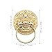 WeiLaiKeQi Lion Head Door Knocker Vintage Design Drawer Pull Office Furniture Classic Decorative Front Door Knocker Door Pull Handle, 6cm