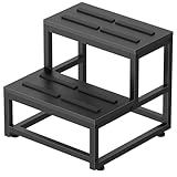 LIANTRAL Taburete para Adultos y niños, Taburete de 2 Niveles, Capacidad de...