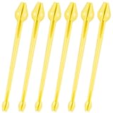 RoundFunny 6 Pcs Fish Hook Remover Tool Plastic Snelled Hook Disgorger Portable Unhook Extractor...