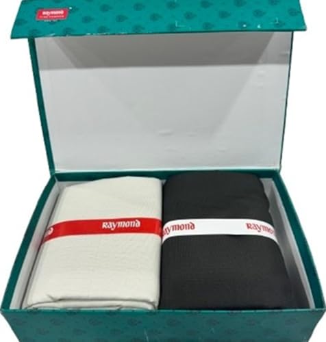 Image of Raymond Men's Premium Shirt & Trouser Fabric Combo | Unstitched Cotton Blend | Formal & Office Wear Fabric Set