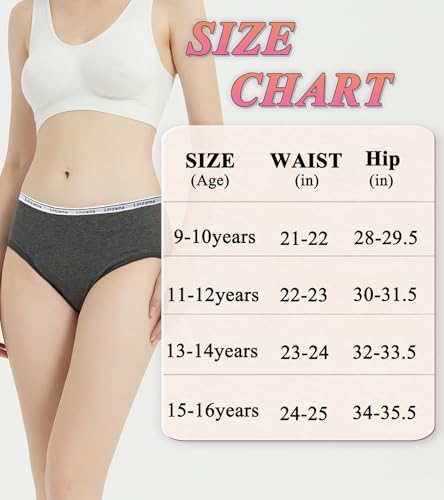 Teen Girls Incontinence Underwear Washable 65ml Absorbency Leakproof Period Viscose Made from Bamboo Panties4