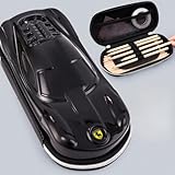 XZR Supercar Pen Case Box Bag Stocking Stuffers Large Capacity Organizer Cool Supercar Pencil Bag Storage Box EVA Material Nice Gift (Black)