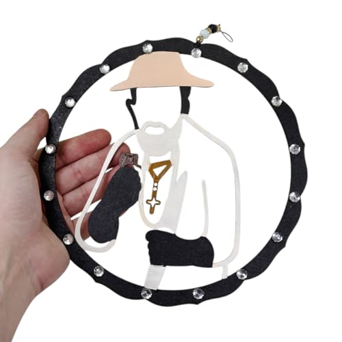 Mandala Orixá Imagem Umbanda Terreiro Pendurar Parede 20cm (Preto Velho)