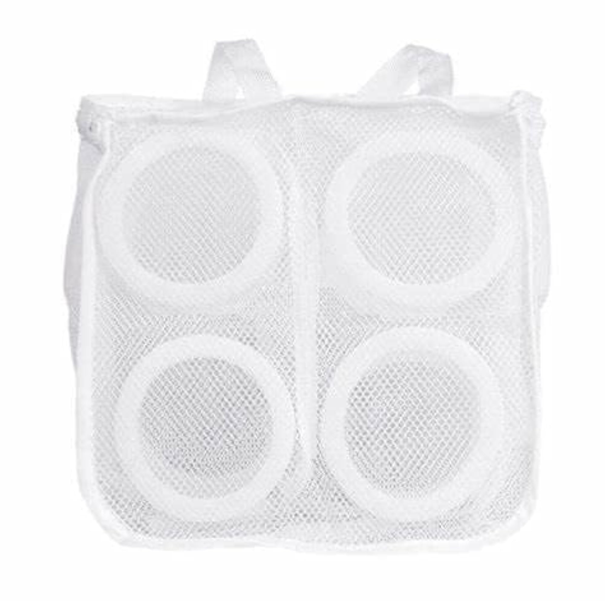 Structured Mesh Shoe Washing Bag, Holds 2 Pairs