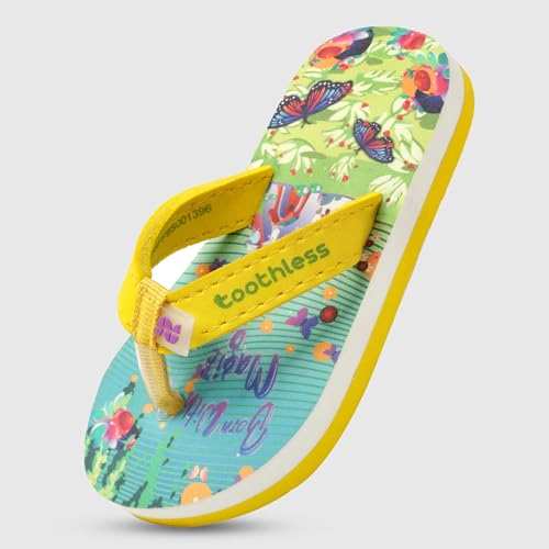 Image of toothless Kids Printed Flip Flop | Soft EVA Sole | Anti-Slip | Comfortable Wear | Lightweight | Durable | Summer Footwear for Boys & Girls | Casual Slippers