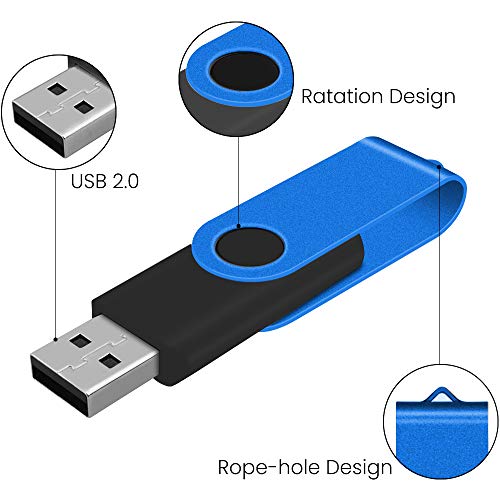 TEWENE Confezione da 10 chiavette USB da 32 GB con...