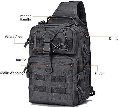 Men's Tactical Sling Backpack by HAOMUK - Durable & Stylish - Image 2