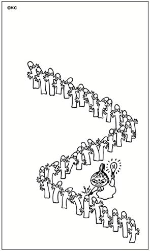 Amazon 学研ステイフル パラパラまんがメモ ムーミン ニョロニョロ M 文房具 オフィス用品 文房具 オフィス用品