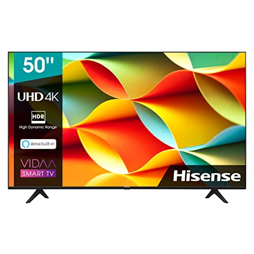 Hisense 50AE7000F 126cm (50 Zoll) Fernseher (4K Ultra HD, HDR, Triple Tuner DVB-C/ S/ S2/ T/ T2, Smart-TV, Frameless, Bluetooth, Alexa)