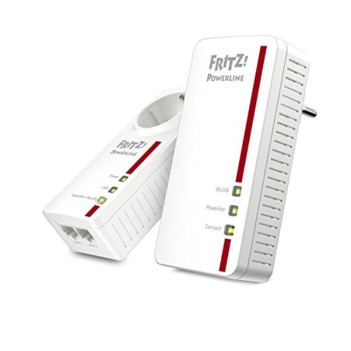 Preisvergleich Produktbild Powerline Fritz. 1260E WLAN Kit 2PZ Durchgangsdose