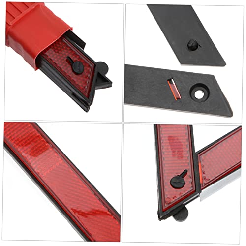 Señal de advertencia triangular plegable para auto 2pcs miniatura 7