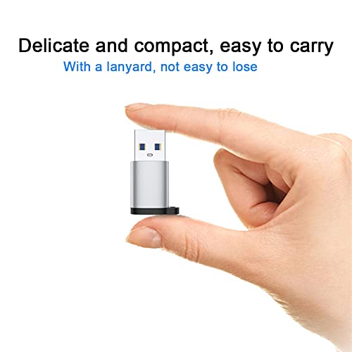 Adaptador USB C a USB a con Cordón, 2 Pezzi