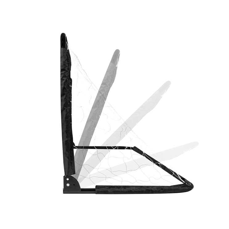 VirtuFit Porta da calcio pieghevole – Porta da calcio – 90 x 60 cm (set di 2) – Nero