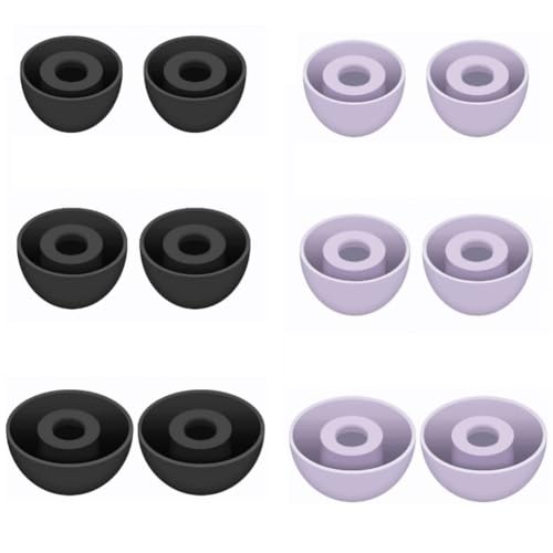 SNHTLS Earbud Replacement Tips Silicone Eartips Compatible with Samsung Galaxy Buds 2 Pro Headphones Earbud Cap Ear Bud Tips 6 Pair S/M/L