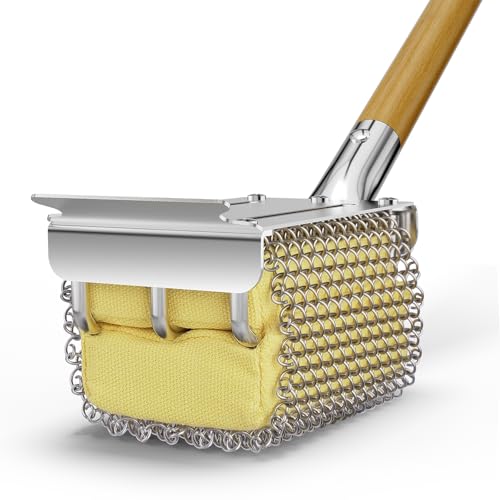 Grill Brush Bristle Free with Scraper - image 1