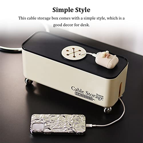 Boite de rangement cable grande capacite et compacte pour prise - 3