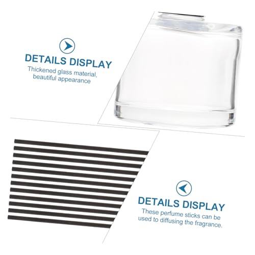 Set Difusor Aromaterapia 50ml con Palitos Rattan Negro miniatura 3