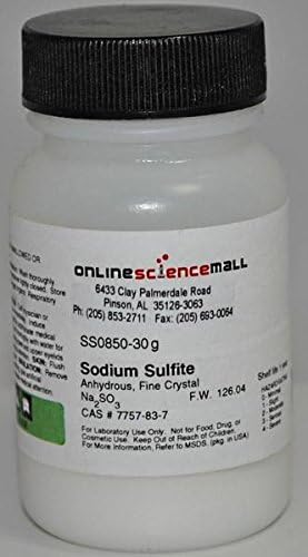 Sodium Sulfite, Anhydrous, 30g - Chemical Reagent
