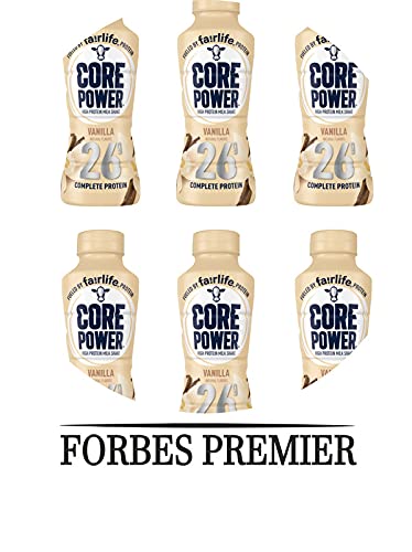 Fairlife Protein Shakes, Protein Shakes Ready To Drink, Core Power Protein Shake. 14 Fl Oz 26Gm (Vanilla Flavor, Pack Of 6 Bottles) Core Power, Fairlife, Milk Shake, #TOP5