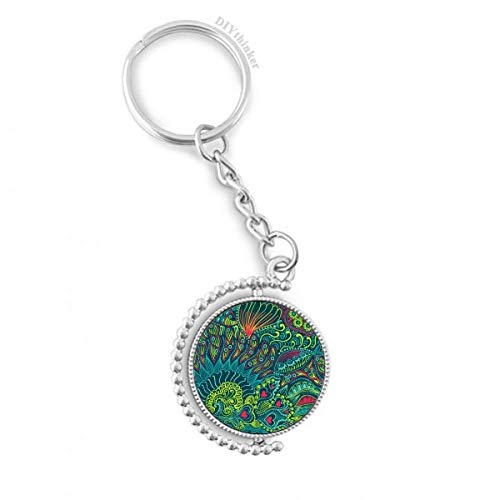Porte keyholder océan et biologie pour personnaliser vos clés de maison et de voiture