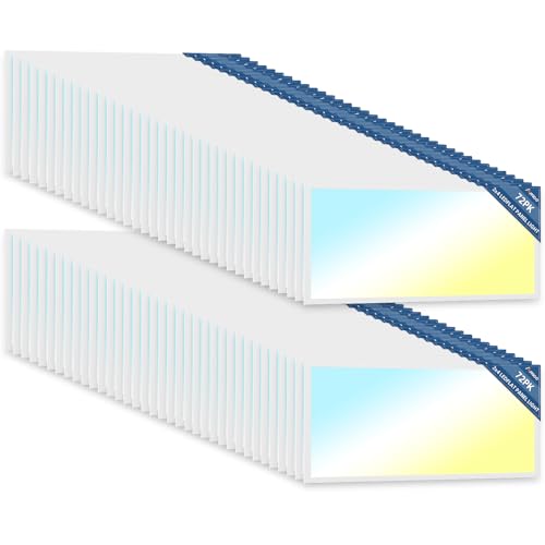 Amico 72 Pack 2x4 LED Flat Panel Light Fixture, 6250 LM, 4000K/5000K/6500K, 30W/40W/50W, Dimmable 0-10V, LED Drop Ceiling Lights for Office Commercial Use, Dustproof ETL Listed, FCC, DLC