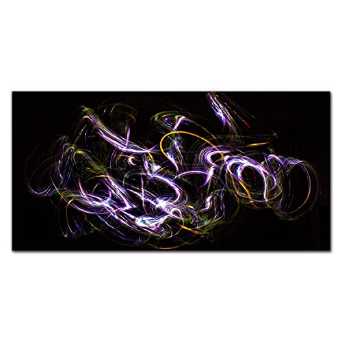 Décoration murale verre acrylique Coloray 100x50 cm pour illuminer un salon sombre