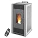 Produktbild Pelletofen 10 kW Blaze ES 12, Farbe:grau