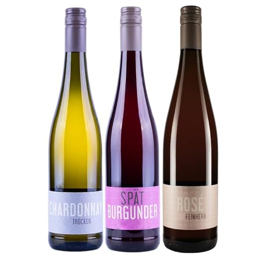 Nehrbaß - 3er Wein Set “Sommerpaket zum Grillen” aus: 1 x Chardonnay 2018 Weißwein trocken á 0,75 L, 1 x Dornfelder 2018 Rotwein trocken á 1 L, 1 x Dornfelder 2019 Roséwein feinherb á 0,75 L