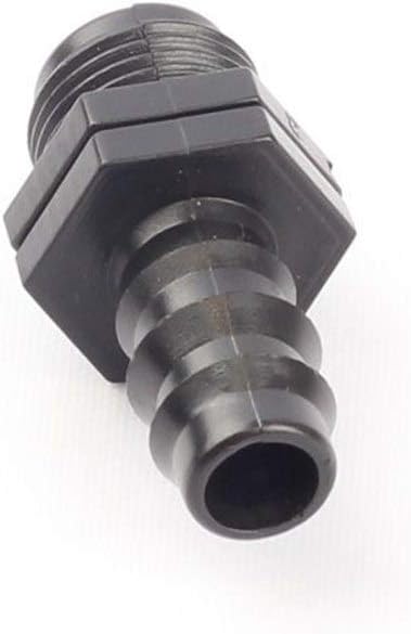 Pipe Connector 60pcs 1/2" Male Tread to 16mm Barbed Hose Straight Connector Garden Watering System Hose Fittings Irrigation Parts (Diameter : 1l2 inch to 16mm)