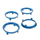 Aussendurchmesser: 71,6 mm LST 4x Zentrier Ringe Dunkelblau für Alufelgen Radnabe Ø 71,6 - Ø 66,6 mm