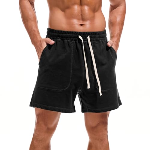 Amy Coulee Sport Shorts Herren - 3er Pack Baumwolle Shorts