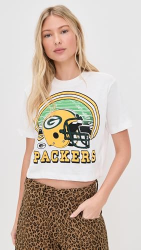 Junk Food Women's Packers Game Time MN Crop Tee2
