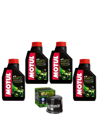Tagliando 4 l olio motul 5100 10w40 filtro olio h
