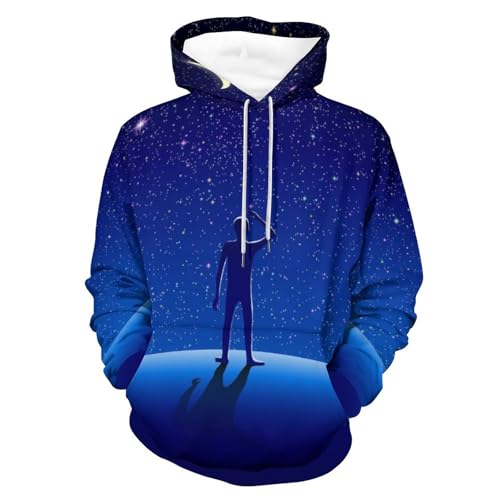 Sweatshirt Nuit du Ciel Étoilé évocateur de poésie et d'évasion pour homme et femme