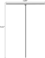 Vista 4 de Echaprey Esparcidor profesional de acero inoxidable en forma de T para adaptarse a grandes crepas (grande B)
