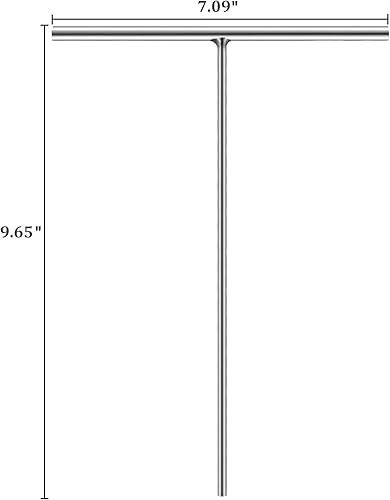 Miniatura 4 de Echaprey Esparcidor profesional de acero inoxidable en forma de T para adaptarse a grandes crepas (grande B)