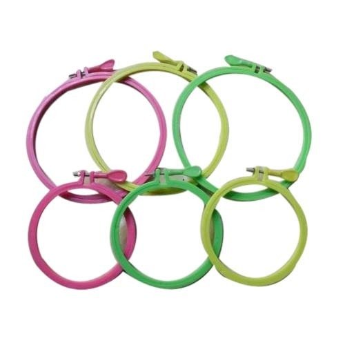 Royal Frame Plastic Embroidery Frame 4 inch (Long Lasting Nature, Pack