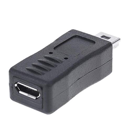 Eatech 5Pin Micro USB Female Type B to Mini USB Male Type B