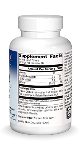 Planetary Herbals PF0066 Triphala Internal Cleanser 1000Mg thumb #2
