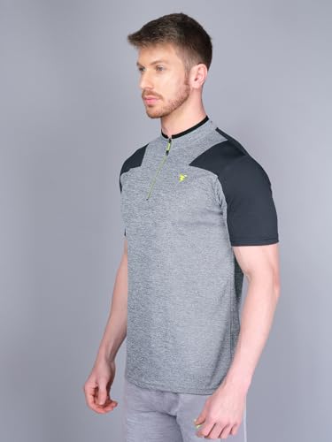 Image of TECHNOSPORT Men's Slim Fit Active T-Shirt - (MTP512 P) Pack of 1