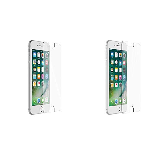 OtterBox ALPHA GLASS SERIES Screen Protector for iPhone 6/6s/7/8 (NOT Plus) - Retail Packaging - CLEAR & ALPHA GLASS SERIES Screen Protector for iPhone 6 Plus/6s Plus/7 Plus/8 Plus - CLEAR
