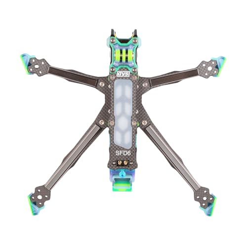 Image of FPV Drone Frame Kit,Carbon Fiber 6 Inch Support,Compatible with D-J-I O3 Air Unit,for RC Racing Drone Freestyle (SFD6 Deadcat Type)