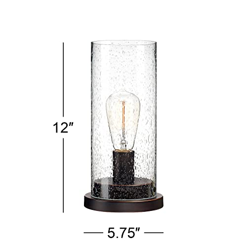 Lámparas de mesa industriales rústicas set 2 12 pulg miniatura 4