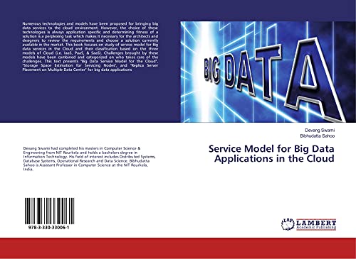  Service Model for Big Data Applications in the Cloud