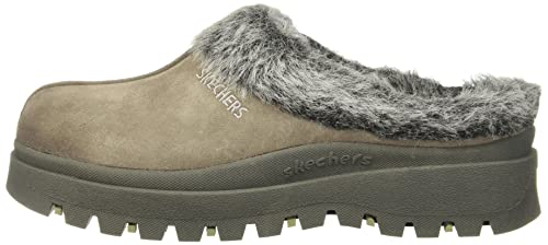 Skechers Women's Fortress Clog Slipper, Charcoal, 8.5 M Us #TOP7