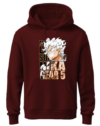 Image of Khakey Boys Anime Hoodies | Luffy Gear 5 Hoodies