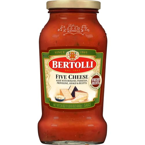 Image of Bertolli Pasta Sauce, Five Cheese, 24 oz
